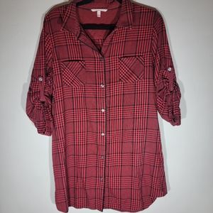 👙Y2K VICTORIA SECRET PLAID NIGHT SHIRT👙